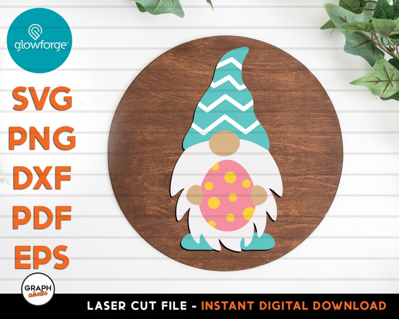 Download Three Gnome Easter Layered Laser Cut SVG File for ...