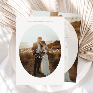 Wedding Price List Template for Photography, Photography Marketing, Flyer Template, instant download