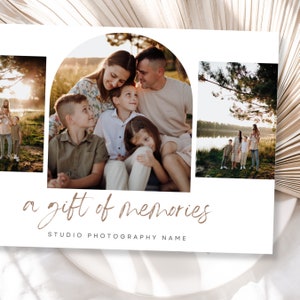 Photographer Gift Certificate Template, Photography Gift Card, Gift card for Photographer, Photography Voucher, Editable Template Canva