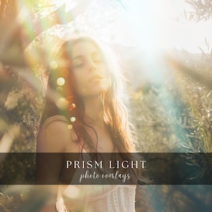 Prism Light Leak Overlays Photoshop Light Effects Crystal Summer Colorful Light Leaks Rainbow Light Party Lights Lens Flare Overlays Bokeh