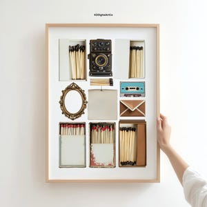Matchbook Poster Canva Template Diy Blank Matchbox Personalized Matchbook Art Neutral Matches Blank Matchbook Gift For Mom Graduation Poster