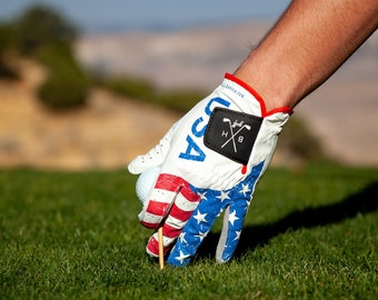 American Flag Golf Glove