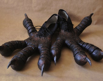 bird feet costume shoes