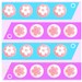 Cherry Blossom Sakura Flower Nintendo Switch Thumb Grips Covers set of 2 | Pink/White Thumbstick Joy Con Gaming Accessories Switch Lite