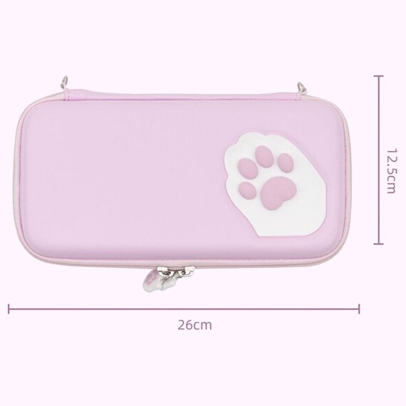 Nintendo Switch Case Pink Blue Mint Purple Cat Paw Carrying Etsy Nintendo Switch Case Pink Blue Mint Purple Cat Paw Carrying Etsy