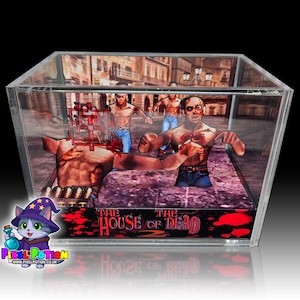 The House of The Dead II Diorama - Rectangle Deluxe Size - 16.5cm x 10cm x 9.5cm - Game Cube Display