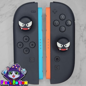 Ghastly Ghost Style Thumb Grips for Nintendo Switch 2 / PlayStation / XBOX - Silicone Joycon Joystick caps - Gaming Gift Accessories