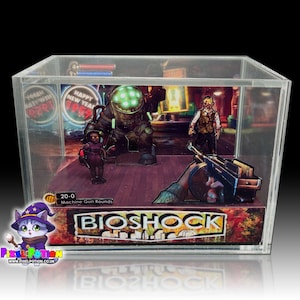 BIOSHOCK Cube Diorama - Rectangle Deluxe Size - 16.5cm x 10cm x 9.5cm - Game Cube Display