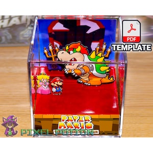 Paper Mario: TTYD - DIY Cube Diorama Template - DPF File