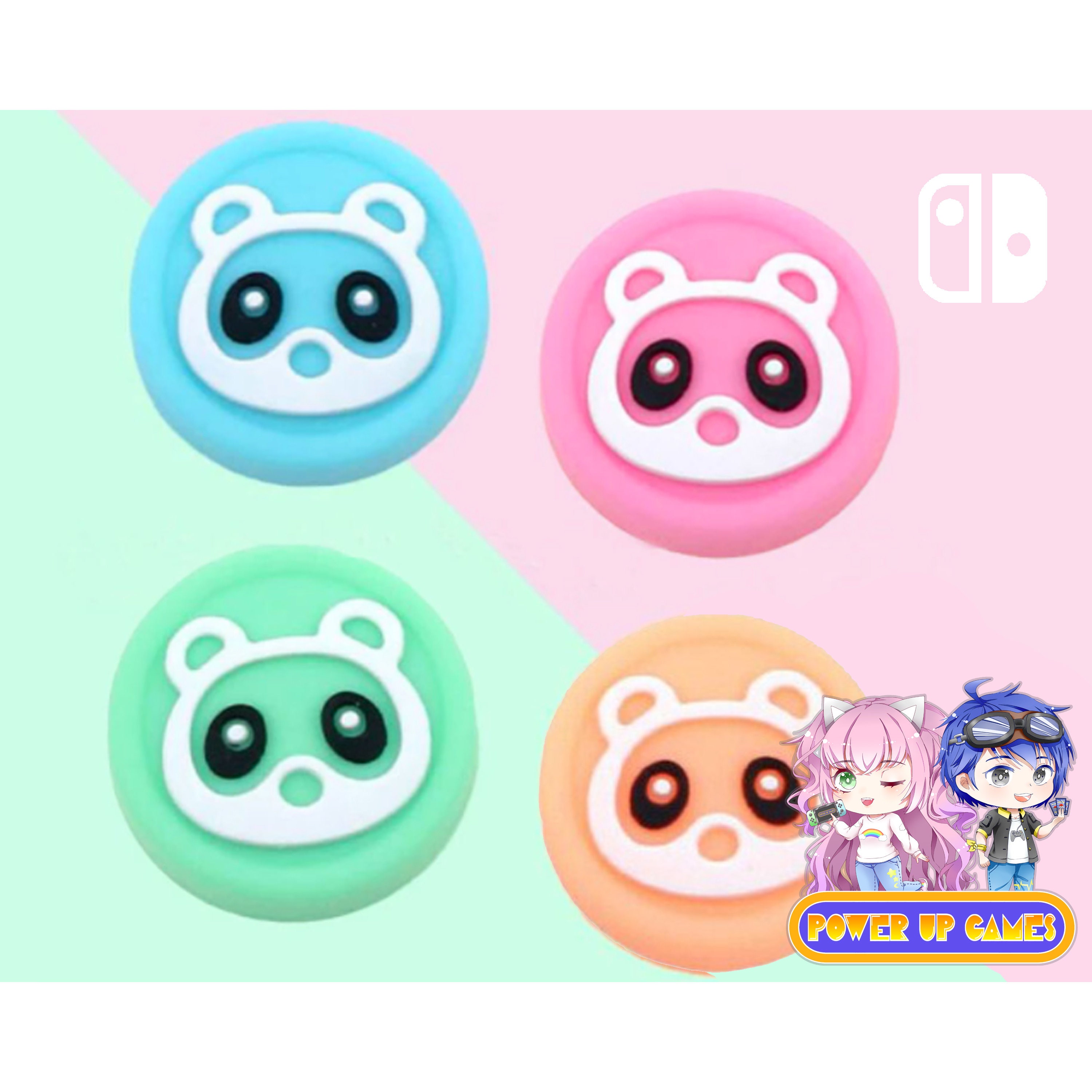 Animal Crossing Tom Nook inspired Nintendo Switch Thumb Grips Covers …