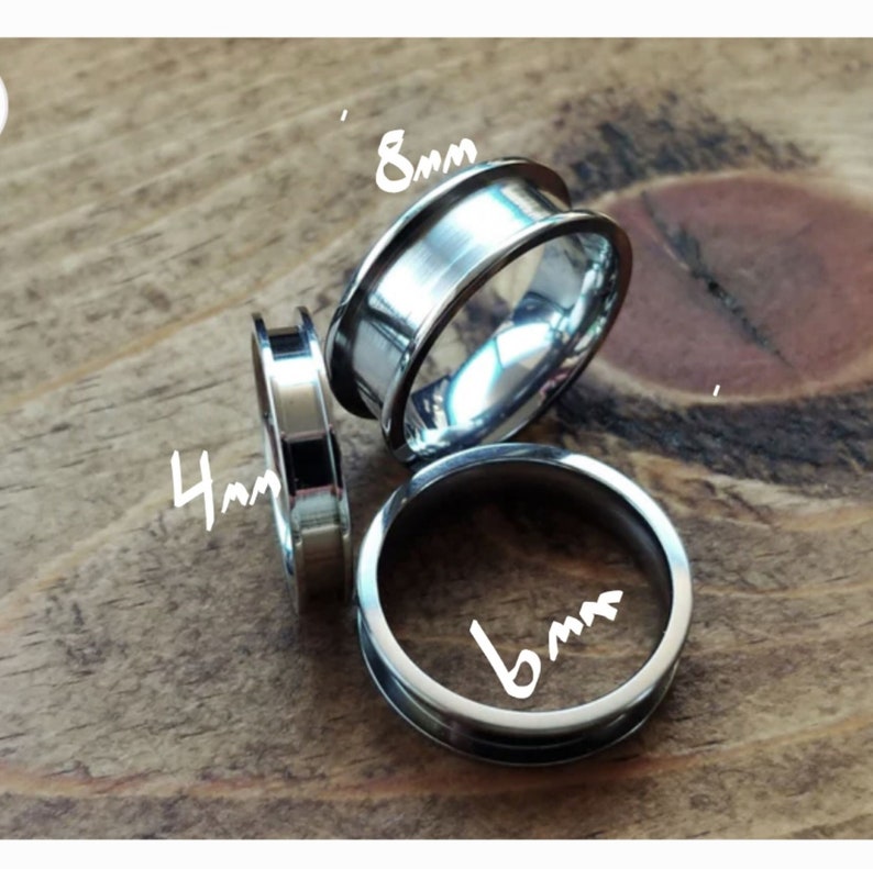 Cremation Jewelry, Ashes Ring, Memorial Ring, Cremation Ring, Remember loved one, Ashes Keepsake, made of stainless steel 6mm wide image 6