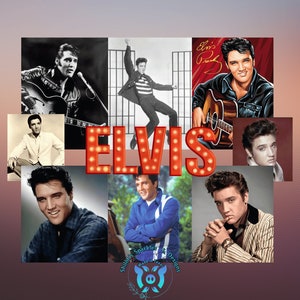 Elvis 10x12 Digitales Design, PNG Datei Download