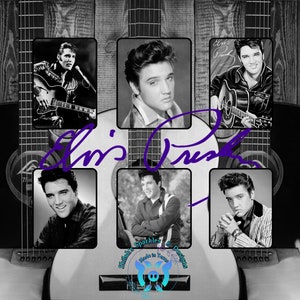 Elvis 20 OZ Skinny Sublimationsbecher Wrap Digitales Design, PNG Datei Download, 9,2 &quot;x 8,3&quot;