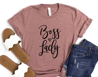 Boss lady shirt | Etsy