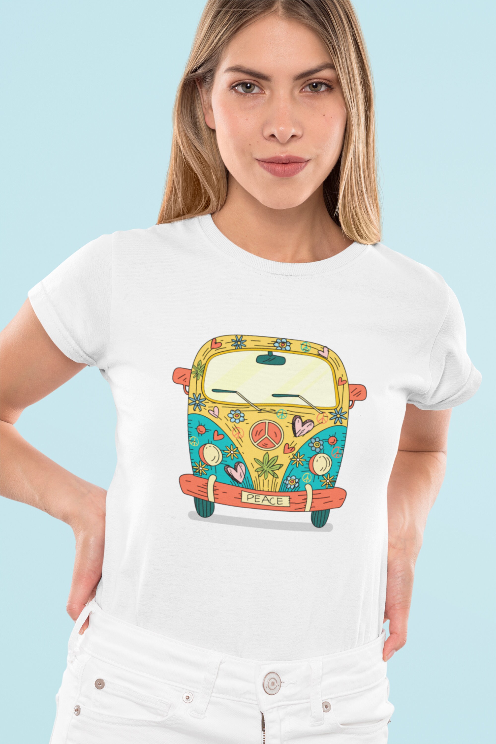 happy hippie shirt
