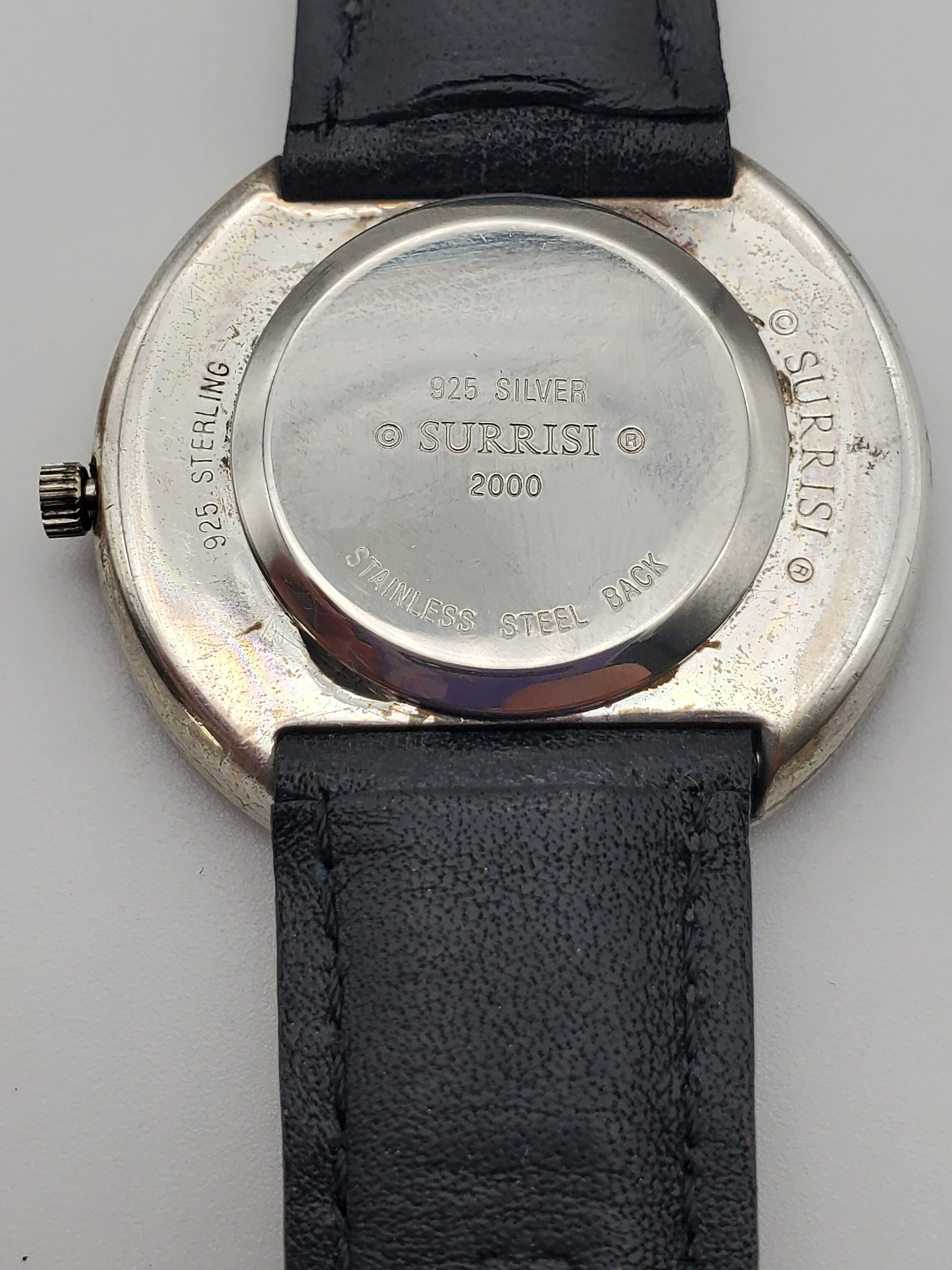 Surrisi Sterling Silver Onyx Face Santa Fe Serpent Watch - Etsy