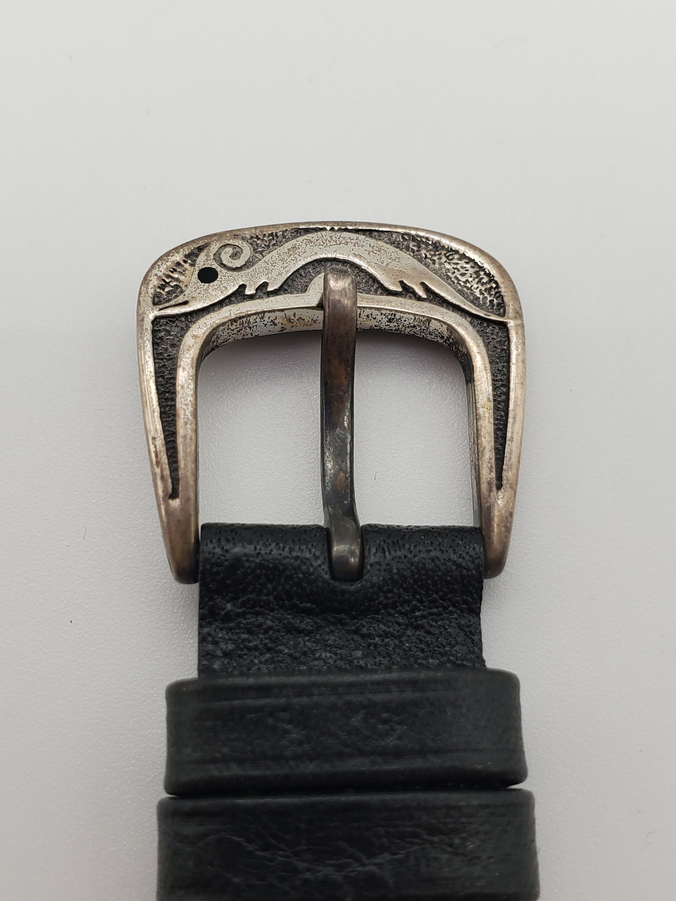 Surrisi Sterling Silver Onyx Face Santa Fe Serpent Watch - Etsy