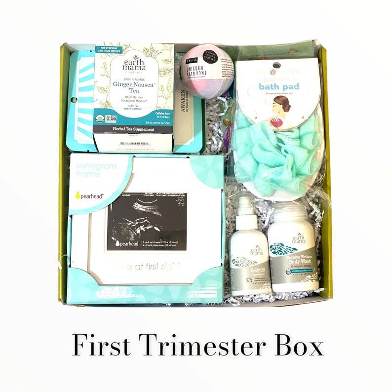 First Trimester Pregnancy Gift Box Etsy