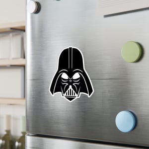 Darth Vader Star Wars Sticker, Sci-Fi Vinyl Decal, Galactic Empire Laptop Sticker, Rebel Alliance Car Decal, Gift for Star Wars Fans, Space
