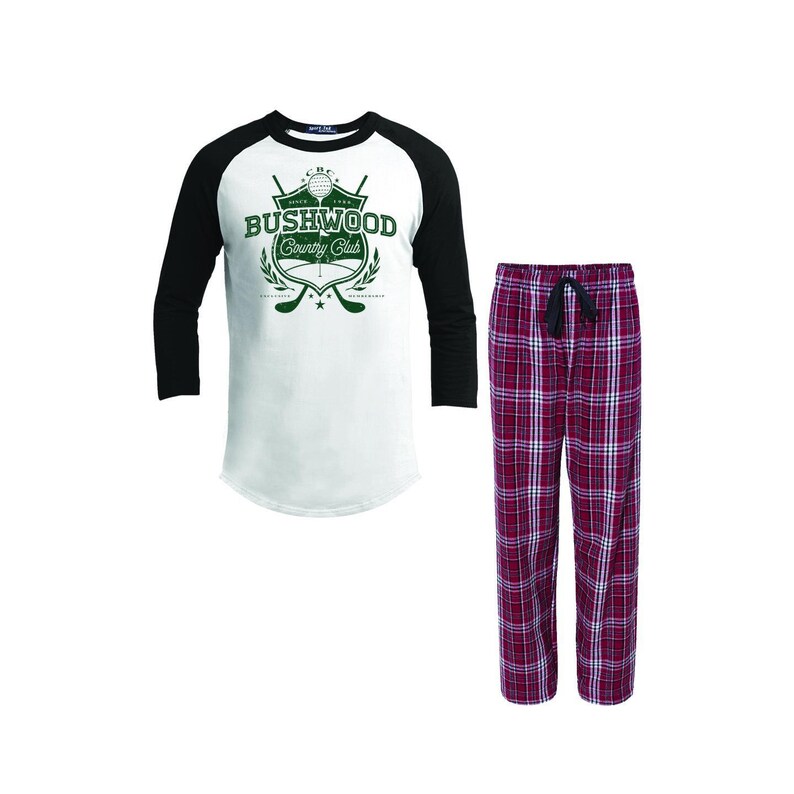 Bushwood CC Mens Baseball Shirt Pajamas