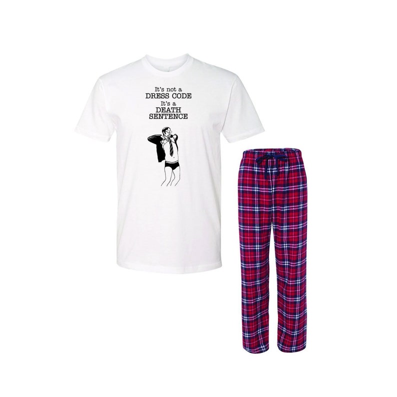 The Office Dwight Dress Code Womens Crewneck Tee Pajamas