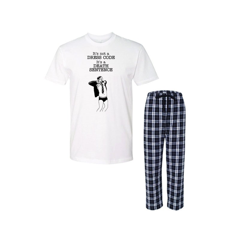 The Office Dwight Dress Code Womens Crewneck Tee Pajamas