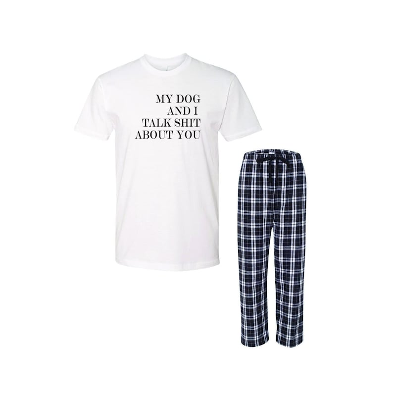My Dog And I Talk Shit About You Youth Crewneck Tee Pajamas