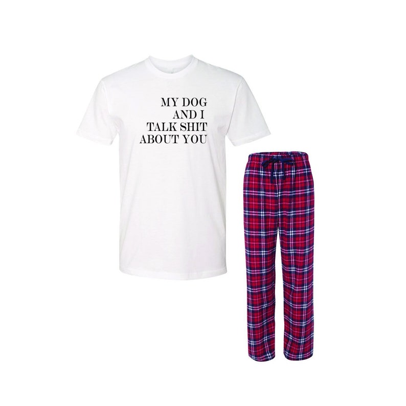 My Dog And I Talk Shit About You Youth Crewneck Tee Pajamas