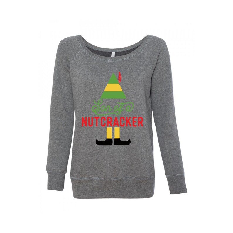 Son Of A Nut Cracker Womens Wideneck Sweatshirt