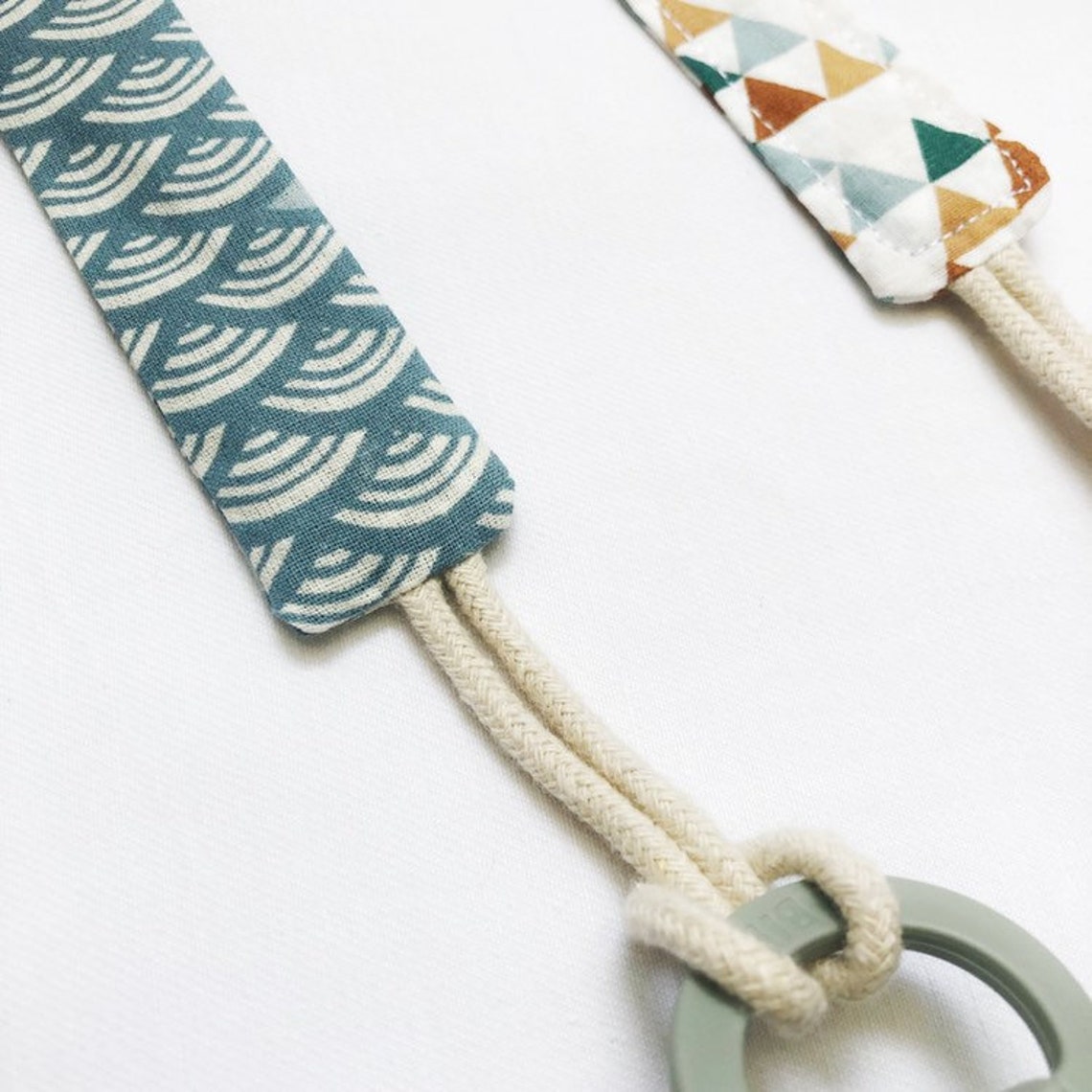 Attache tétine tissu / Accroche tétine / Attache sucette | Etsy