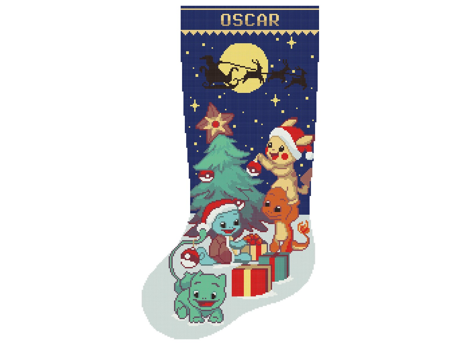 Cross stitch christmas stocking kits