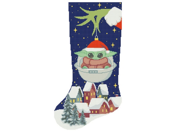Christmas Stocking Cross Stitch Patterns Pdf Modern Counted Etsy