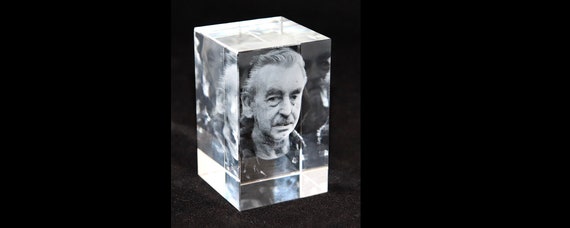 3D Photo Crystal Medium 80x50x50mm Personalised Lasered Block