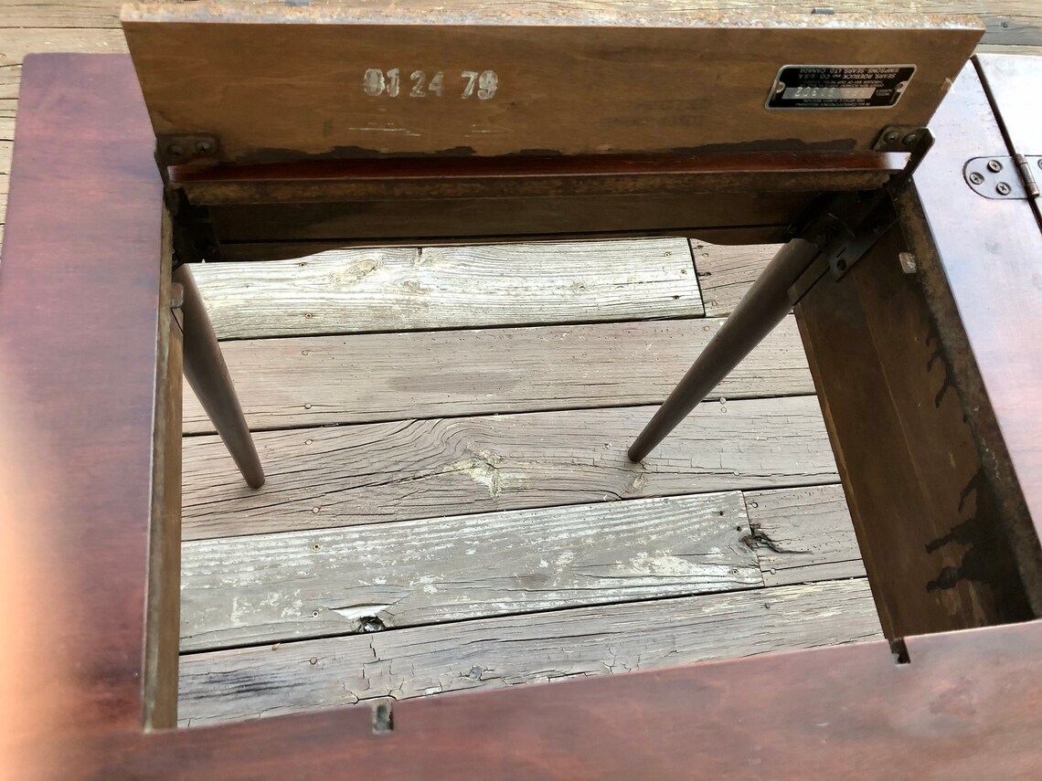 Vintage Sears Roebuck Sewing Machine Table Etsy