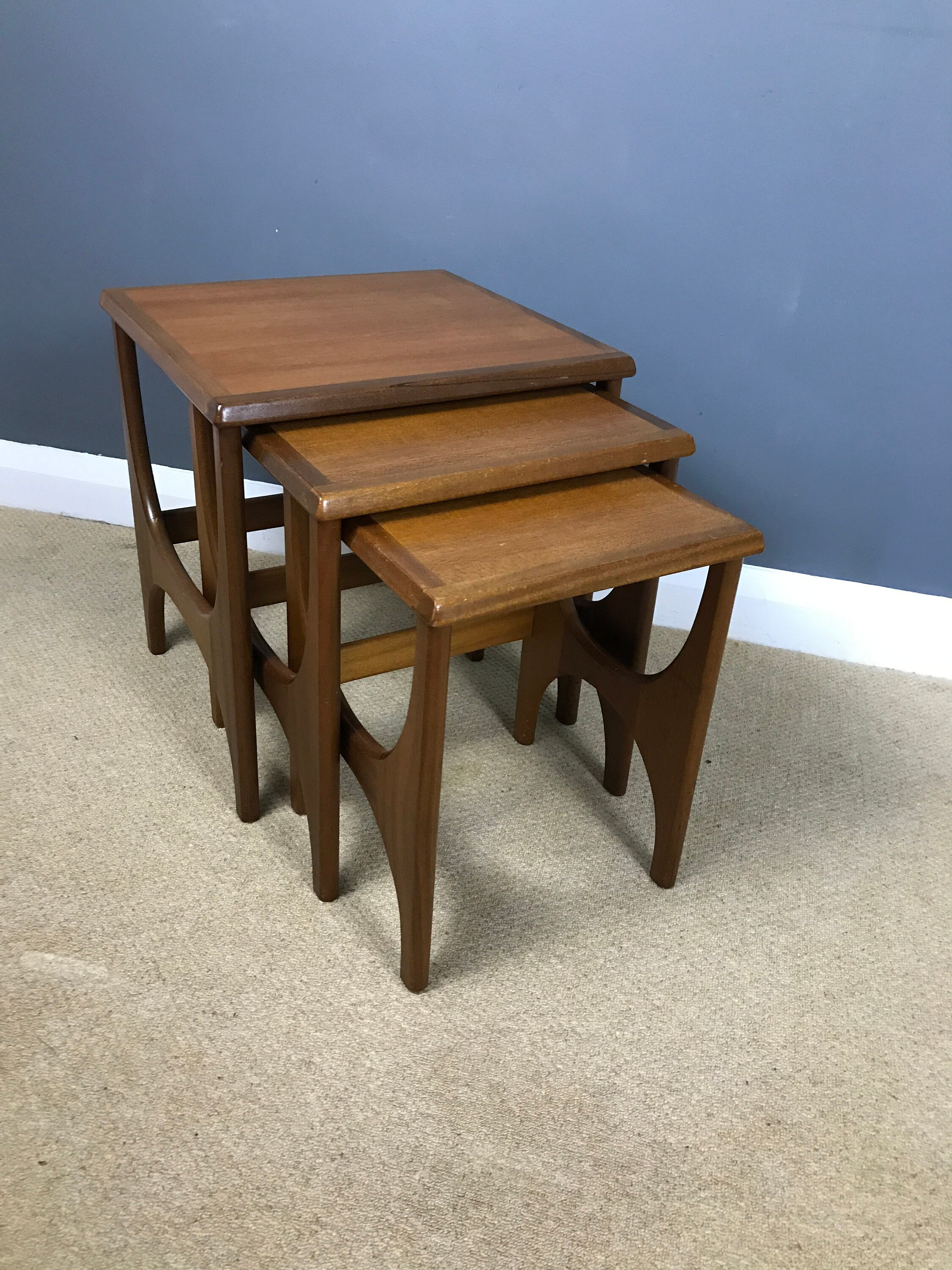 Mid Century Nest/Side Tables by Stonehill Furniture Co Etsy