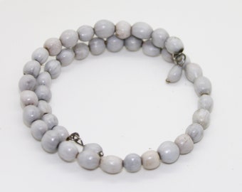 Khmer seed bracelet coil with (White Mary's Tears Seed)