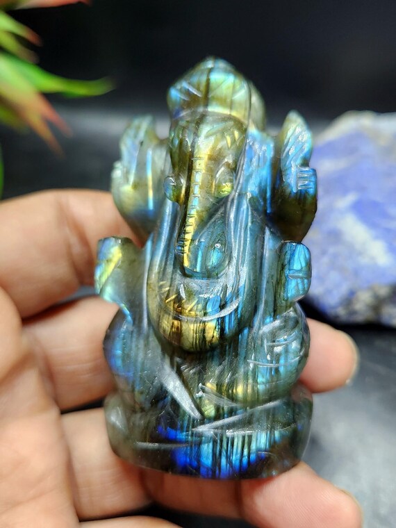 【お値下げ】ラブラドライト　ガネーシャ　天然石 さいたま 大宮 | 天然石 パワーストーン 販売店|石の記録