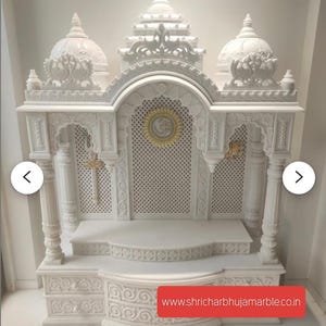 White Marble Temple,marble temple for home,worship,religious occasion