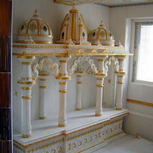 White Marble Temple,marble temple for home,worship,religious occasion