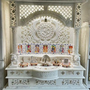 Makrana white marble Temple, White Marble Temple for religious purpose
