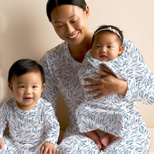 Matching Family Pajamas: Milk Silk Mommy & Baby Set