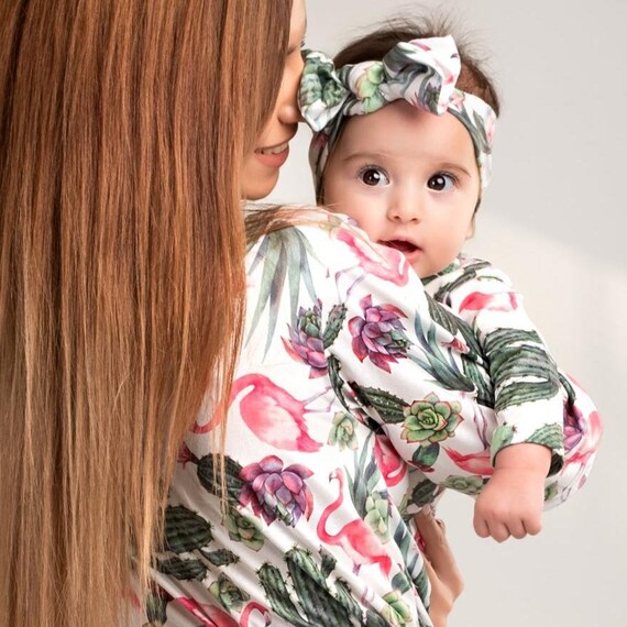 Mommy and me robe and cheap swaddle