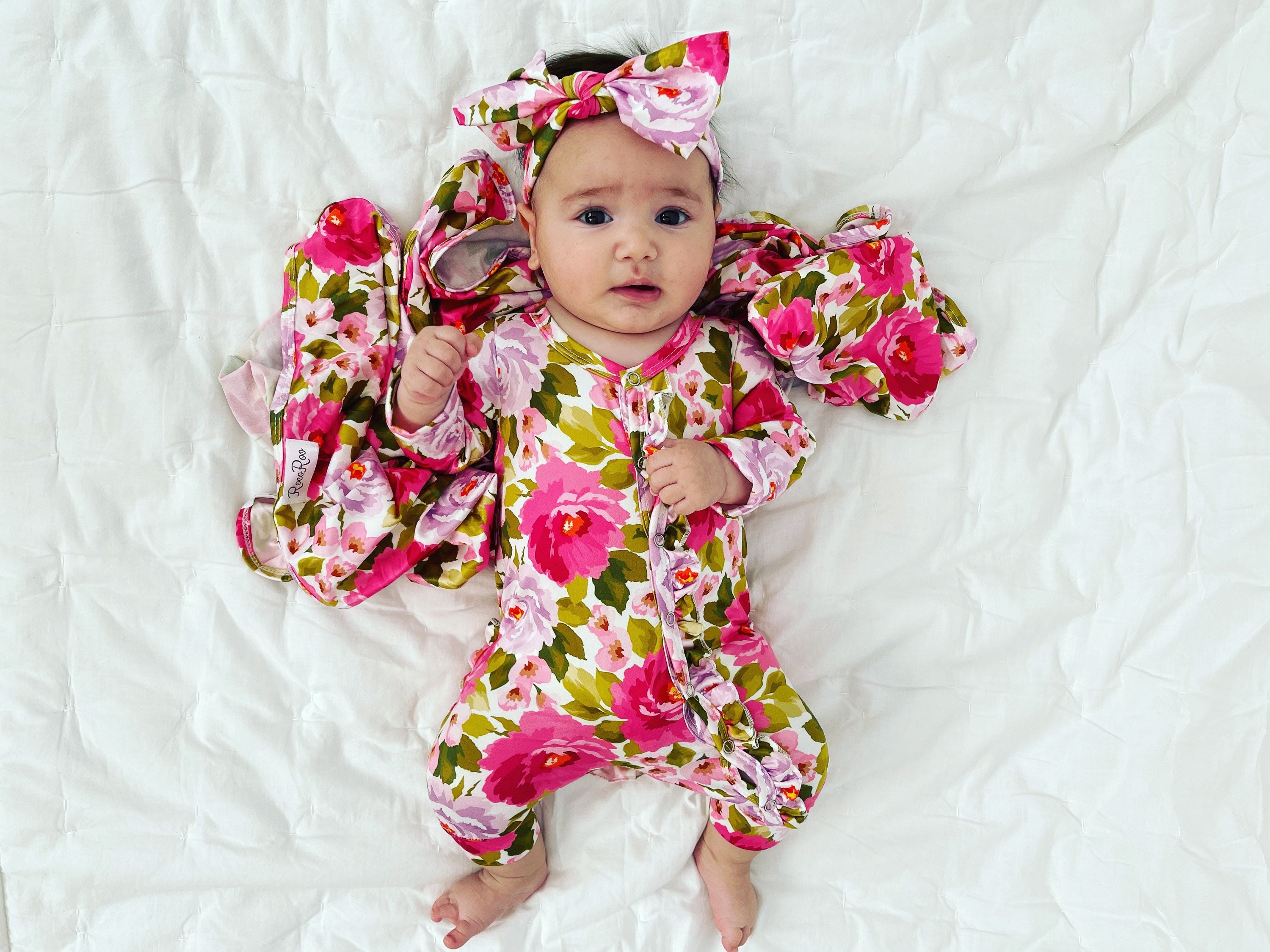and Bow Included Matching Robe and Swaddle Set-Mom and Baby- Baby Shower Gift- Gift for New Mom-Matching Set- Robe Kleding Dameskleding Pyjamas & Badjassen Ziekenhuishemden Newborn Hat Swaddle 
