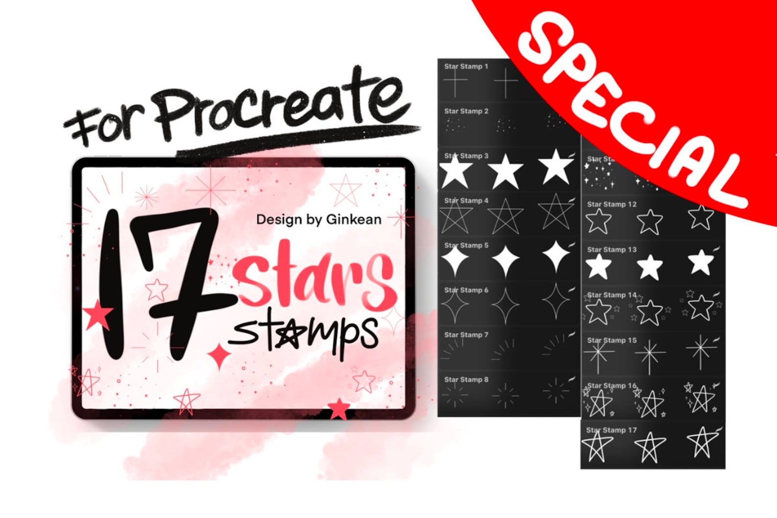 Procreate Brushes, Gnome Stamp Procreate, 43 Brush Stamp Procreate ...