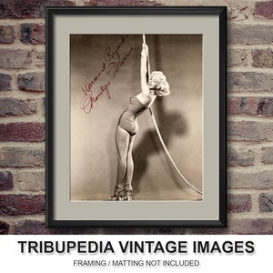 MARILYN MONROE Autographed Photo Print Signed Reprint Beautiful 8x10 Signed Photograph Marilyn Monroe Wall Art Vintage 1950s Warmest Regards