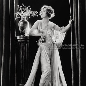 Vintage 1920s Ziegfeld Follies Girl Photo Print - Old Hollywood Actress, Marion Davies - Showgirl - Wall Art Decor or Collector Photograph
