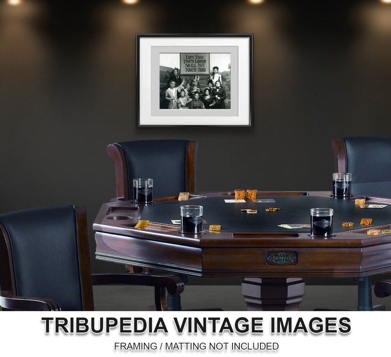 Vintage 1901 Lips That Touch Liquor Shall Not Touch Ours Etsy