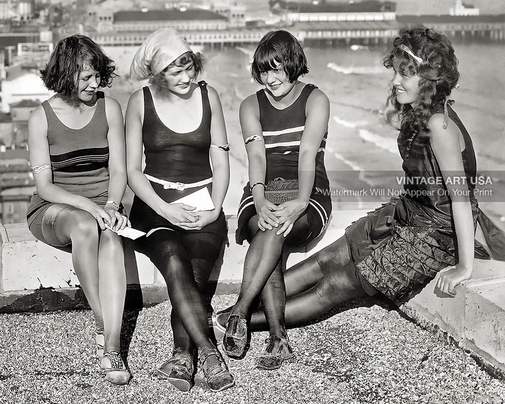bathing suits from the 20s