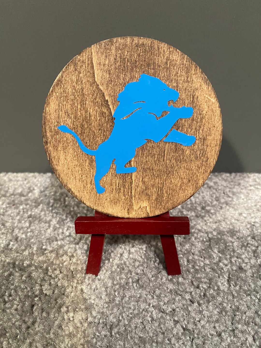 Detroit Lions Wooden Coaster Set - Etsy