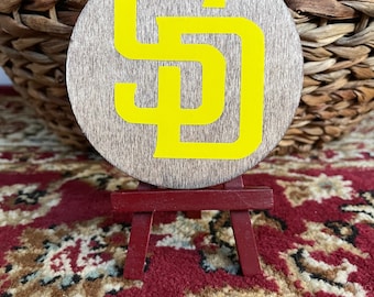 San Diego Padres Wooden Coaster Set